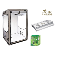 EU EU Home Complete Grow Box - 100x100x200cm + Lux Helios LED 200W