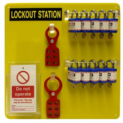 AMW Lock Out Station Voor 10 Gebruikers (Gevuld)