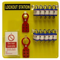 AMW Lock Out Station Voor 10 Gebruikers (Gevuld)