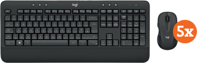 Logitech MK545 Draadloze Toetsenbord en Muis QWERTY 5-Pack Logitech MK545 Draadloze Toetsenbord en Muis QWERTY 5-Pack