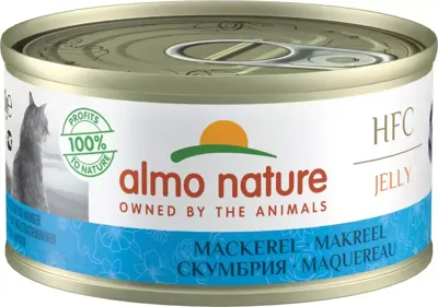 Almo Nature HFC Natural kattenvoer in gelei makreel 70g