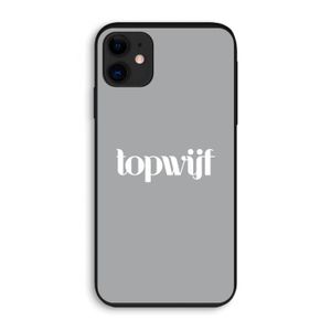Topwijf Grijs Wit: iPhone 11 Biologisch afbreekbaar hoesje