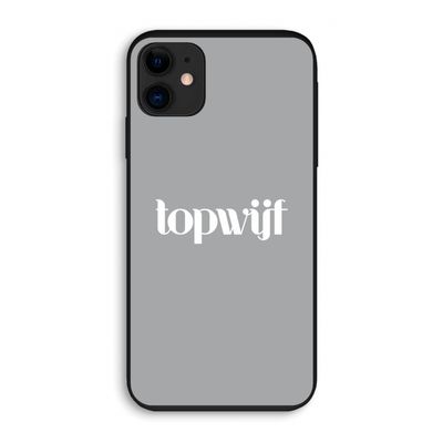 Topwijf Grijs Wit: iPhone 11 Biologisch afbreekbaar hoesje