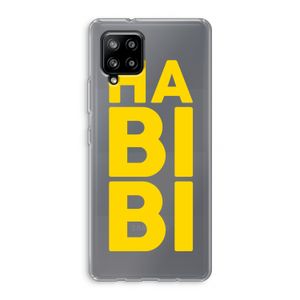 Habibi Blue: Samsung Galaxy A42 5G Transparant Hoesje