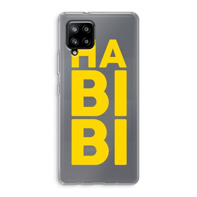 Habibi Blue: Samsung Galaxy A42 5G Transparant Hoesje