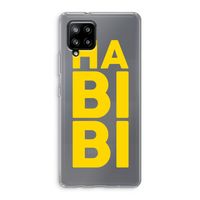 Habibi Blue: Samsung Galaxy A42 5G Transparant Hoesje