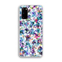Hibiscus Flowers: Samsung Galaxy S20 Transparant Hoesje