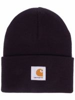 Carhartt WIP bonnet en maille à patch logo - Violet