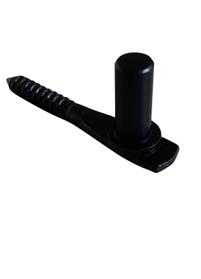 Waelbers Inschroefduim rond 16mm zwart - 25 Stuk(s) - 839007.09
