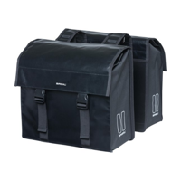 BASIL Dubbele fietstas urban load 48 liter 41 x 18 x 46 cm - zwart reflective