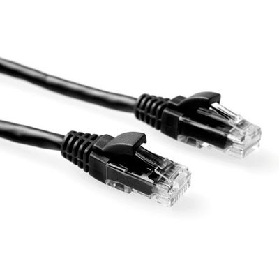ACT IS8902 U/UTP CAT6 Patchkabel Snagless Zwart -2 meter