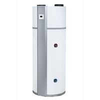 Nibe combi warmtepomp ventilatie lucht/water boiler 190L m. energielabel A+