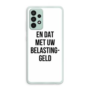 Belastinggeld: Samsung Galaxy A52s 5G Transparant Hoesje