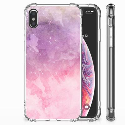 Back Cover Apple iPhone Xs Max Pink Purple Paint Back Cover Apple iPhone Xs Max Pink Purple Paint