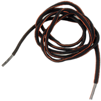 No Risk Veter Oranje/Zwart 155 cm | Zwart/Oranje | Maat One Size - 5607421979158