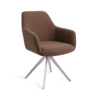 Jesper Home Eetkamerstoel 'Hiroo' Draaibaar, Turn Steel, kleur Rustic Rye