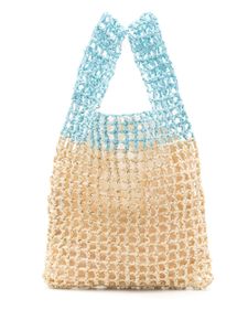 Nannacay sac cabas Federica en crochet - Tons neutres