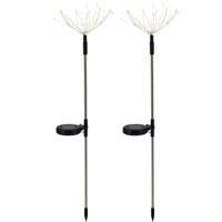 LED's Light Tuinverlichting met vuurwerk effect - Werkt op zonne-energie - Draadloos - Set van 2 stuks LED's Light Tuinverlichting met vuurwerk effect - Werkt op zonne-energie - Draadloos - Set van 2 stuks