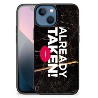 Apple iPhone 13 mini | Telefoon Hoesje | met tekst Already Taken Black