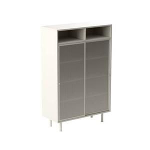 Nordic Home Sadie wandkast 140 cm - grijs|beige