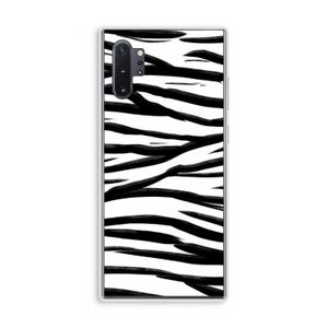 Zebra pattern: Samsung Galaxy Note 10 Plus Transparant Hoesje