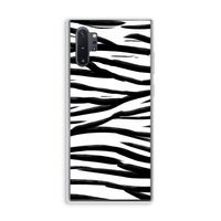 Zebra pattern: Samsung Galaxy Note 10 Plus Transparant Hoesje