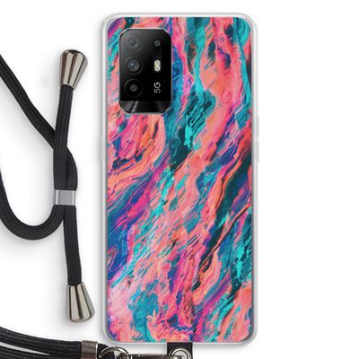 Electric Times: Oppo A95 5G Transparant Hoesje met koord