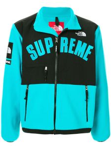 Supreme veste zippée à logo - Bleu