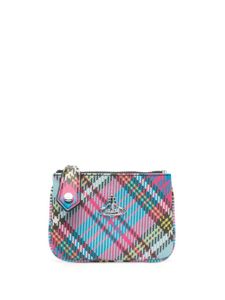 Vivienne Westwood porte-monnaie Biogreen Saffiano - Bleu