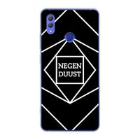 Negenduust geometrisch: Honor Note 10 Transparant Hoesje