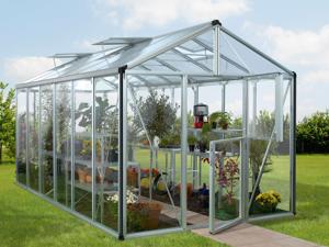 Vitavia Tuinkas Zeus (3 mm gehard veiligheidsglas, Aluminium, ca. 13,8 qm)