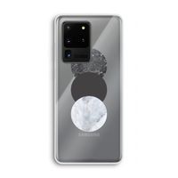 Marmeren cirkels: Samsung Galaxy S20 Ultra Transparant Hoesje