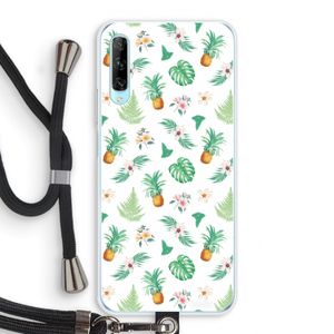 Ananas bladeren: Huawei P Smart Pro Transparant Hoesje met koord