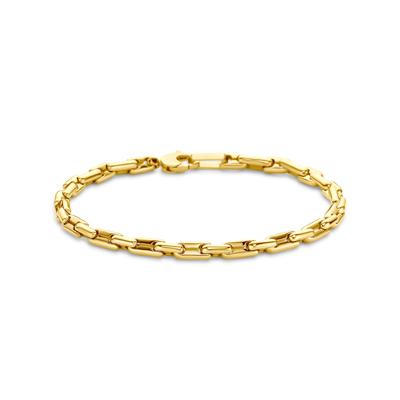 Elegante 14k Geelgouden Armband - 4.5mm Schakelbreedte, 21cm Draaglengte