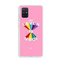 Het Leven Is Mooi: Galaxy A71 Transparant Hoesje