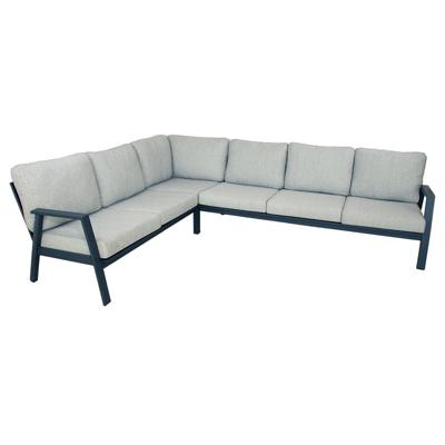 Morrison dining hoekset midnight grey - Oosterik home