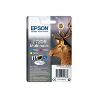EPSON Multipack T1306 - Herten - cyaan, magenta, geel - thumbnail