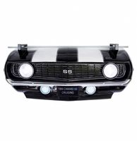 1969 Chevrolet Camaro SS Neus Als Muurplank Zwart - thumbnail