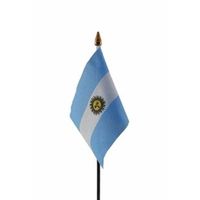 Argentinie vlaggetje polyester   -