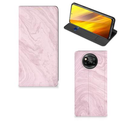 Xiaomi Poco X3 Pro | Poco X3 | Standcase | Marble Pink - Origineel Cadeau Vriendin