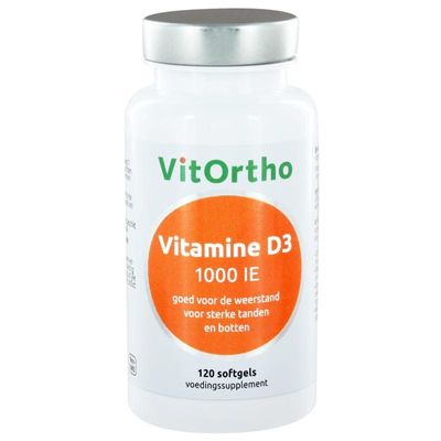 VitOrtho Vitamine D3 1000 IE (120 softgels)