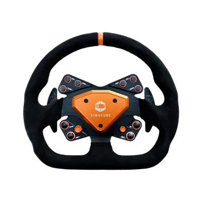 SIMUCUBE TAHKO GT-21 WIRELESS WHEEL Orange and Black Edition