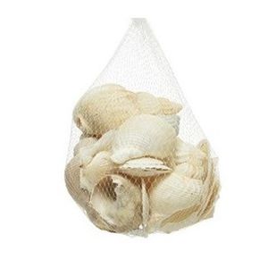 Decoratie/hobby witte schelpen 350 gram