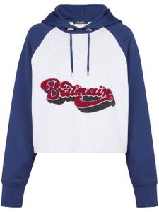 Balmain hoodie à manches raglan - Blanc