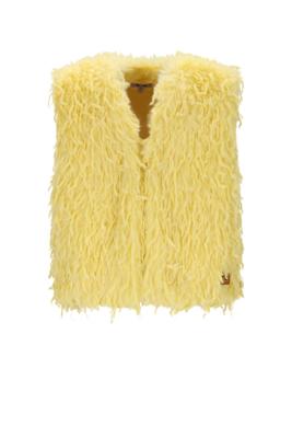 NoNo winter gilet meisjes - geel - Kath - fur