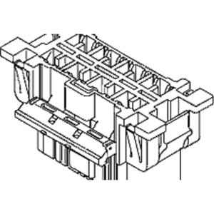 Molex 511541600 Female behuizing (kabel) Rastermaat: 4.00 mm Inhoud: 1 stuk(s) Tray