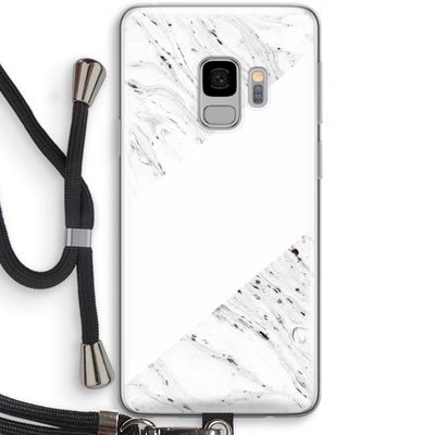 Biggest stripe: Samsung Galaxy S9 Transparant Hoesje met koord