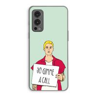 Gimme a call: OnePlus Nord 2 5G Transparant Hoesje