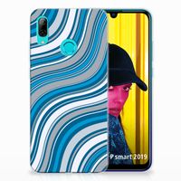 Huawei P Smart 2019 TPU bumper Waves Blue - thumbnail