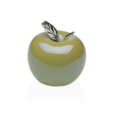 Decoratieve figuren Versa Groen Appel 10,5 X 10,2 X 10,5 CM Decoratieve figuren